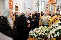 4-В ходе визита в Павлодарскую епархию Епископ Амфилохий встретил мощи равноапостольного князя Владимира