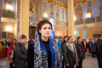 3-Епископ Амфилохий сослужил Главе Православной Церкви Казахстана за Божественной литургией в праздник Сретения Господня
