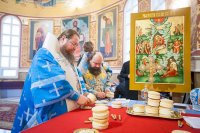 13-Епископ Амфилохий сослужил Главе Православной Церкви Казахстана за Божественной литургией в праздник Сретения Господня