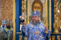 16-Епископ Амфилохий сослужил Главе Православной Церкви Казахстана за Божественной литургией в праздник Сретения Господня
