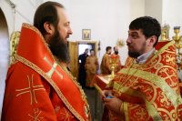 31-В четверг Светлой седмицы Епископ Амфилохий совершил Литургию в Андреевском соборе и удостоил ряд клириков Усть-Каменогорской епархии богослужебных наград