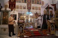 3-Управляющий Усть-Каменогорской епархией совершил Божественную литургию в Петро-Павловском храме Знаменско-Абалацкого женского монастыря г.Семипалатинска