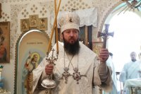 14-Управляющий Усть-Каменогорской епархией совершил Божественную литургию в Петро-Павловском храме Знаменско-Абалацкого женского монастыря г.Семипалатинска