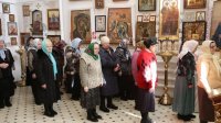 20-Управляющий Усть-Каменогорской епархией совершил Божественную литургию в Петро-Павловском храме Знаменско-Абалацкого женского монастыря г.Семипалатинска