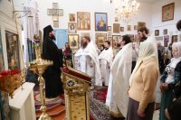 37-Управляющий Усть-Каменогорской епархией совершил Божественную литургию в Петро-Павловском храме Знаменско-Абалацкого женского монастыря г.Семипалатинска