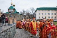 3-Епископ Амфилохий участвовал во встрече в Алма-Ате честных мощей мученицы Агафии Панормской – небесной заступницы от землетрясений, пожаров и иных стихийных бедствий