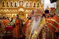 5-Епископ Амфилохий участвовал во встрече в Алма-Ате честных мощей мученицы Агафии Панормской – небесной заступницы от землетрясений, пожаров и иных стихийных бедствий