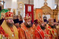 6-Епископ Амфилохий участвовал во встрече в Алма-Ате честных мощей мученицы Агафии Панормской – небесной заступницы от землетрясений, пожаров и иных стихийных бедствий