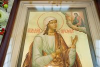 16-Епископ Амфилохий участвовал во встрече в Алма-Ате честных мощей мученицы Агафии Панормской – небесной заступницы от землетрясений, пожаров и иных стихийных бедствий