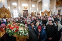 18-Епископ Амфилохий участвовал во встрече в Алма-Ате честных мощей мученицы Агафии Панормской – небесной заступницы от землетрясений, пожаров и иных стихийных бедствий