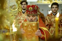 2-В память мученической кончины Царской семьи епископ Усть-Каменогорский и Семипалатинский Амфилохий совершил Литургию в Андреевском соборе