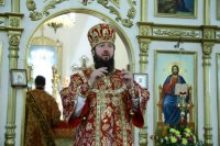 13-В память мученической кончины Царской семьи епископ Усть-Каменогорский и Семипалатинский Амфилохий совершил Литургию в Андреевском соборе
