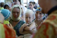 19-В память мученической кончины Царской семьи епископ Усть-Каменогорский и Семипалатинский Амфилохий совершил Литургию в Андреевском соборе
