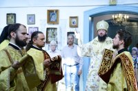 4-В день памяти преподобного Сергия Радонежского Епископ Амфилохий возглавил служение Божественной Литургии в Знаменско-Абалацком монастыре Семипалатинска