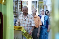5-В день памяти преподобного Сергия Радонежского Епископ Амфилохий возглавил служение Божественной Литургии в Знаменско-Абалацком монастыре Семипалатинска