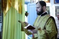 14-В день памяти преподобного Сергия Радонежского Епископ Амфилохий возглавил служение Божественной Литургии в Знаменско-Абалацком монастыре Семипалатинска