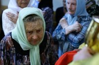 26-В день памяти преподобного Сергия Радонежского Епископ Амфилохий возглавил служение Божественной Литургии в Знаменско-Абалацком монастыре Семипалатинска