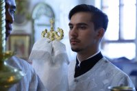 12-В канун праздника Преображения Господня Управляющий Усть-Каменогорской и Семипалатинской епархии возглавил Всенощное бдение в Андреевском кафедральном соборе