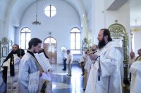 13-В канун праздника Преображения Господня Управляющий Усть-Каменогорской и Семипалатинской епархии возглавил Всенощное бдение в Андреевском кафедральном соборе