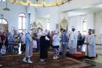 20-В канун праздника Преображения Господня Управляющий Усть-Каменогорской и Семипалатинской епархии возглавил Всенощное бдение в Андреевском кафедральном соборе