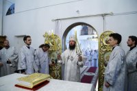 24-В канун праздника Преображения Господня Управляющий Усть-Каменогорской и Семипалатинской епархии возглавил Всенощное бдение в Андреевском кафедральном соборе