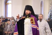 3-В праздник Крещения Господня епископ Амфилохий совершил Литургию и чин великого освящения воды в Андреевском кафедральном соборе