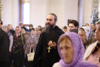 4-В праздник Крещения Господня епископ Амфилохий совершил Литургию и чин великого освящения воды в Андреевском кафедральном соборе