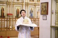 6-В праздник Крещения Господня епископ Амфилохий совершил Литургию и чин великого освящения воды в Андреевском кафедральном соборе