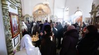 16-В праздник Крещения Господня епископ Амфилохий совершил Литургию и чин великого освящения воды в Андреевском кафедральном соборе