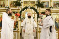 22-В праздник Крещения Господня епископ Амфилохий совершил Литургию и чин великого освящения воды в Андреевском кафедральном соборе