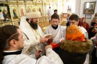 23-В праздник Крещения Господня епископ Амфилохий совершил Литургию и чин великого освящения воды в Андреевском кафедральном соборе