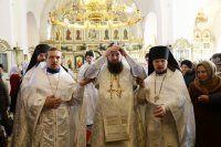 28-В праздник Крещения Господня епископ Амфилохий совершил Литургию и чин великого освящения воды в Андреевском кафедральном соборе