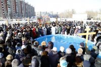 31-В праздник Крещения Господня епископ Амфилохий совершил Литургию и чин великого освящения воды в Андреевском кафедральном соборе