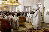 37-В праздник Крещения Господня епископ Амфилохий совершил Литургию и чин великого освящения воды в Андреевском кафедральном соборе