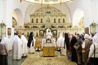 39-В праздник Крещения Господня епископ Амфилохий совершил Литургию и чин великого освящения воды в Андреевском кафедральном соборе