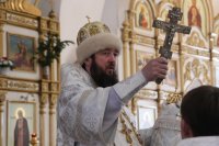 40-В праздник Крещения Господня епископ Амфилохий совершил Литургию и чин великого освящения воды в Андреевском кафедральном соборе