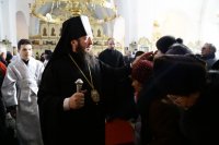 42-В праздник Крещения Господня епископ Амфилохий совершил Литургию и чин великого освящения воды в Андреевском кафедральном соборе