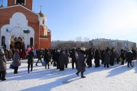 43-В праздник Крещения Господня епископ Амфилохий совершил Литургию и чин великого освящения воды в Андреевском кафедральном соборе