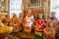 4-В неделю по Пасхе епископ Амфилохий принял участие в торжествах, посвященных преставлению ко Господу преподобного Севастиана Карагандинского