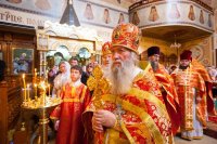 20-В неделю по Пасхе епископ Амфилохий принял участие в торжествах, посвященных преставлению ко Господу преподобного Севастиана Карагандинского