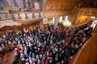 23-В неделю по Пасхе епископ Амфилохий принял участие в торжествах, посвященных преставлению ко Господу преподобного Севастиана Карагандинского