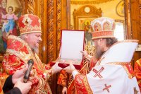 27-В неделю по Пасхе епископ Амфилохий принял участие в торжествах, посвященных преставлению ко Господу преподобного Севастиана Карагандинского