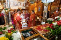 30-В неделю по Пасхе епископ Амфилохий принял участие в торжествах, посвященных преставлению ко Господу преподобного Севастиана Карагандинского