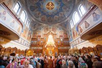33-В неделю по Пасхе епископ Амфилохий принял участие в торжествах, посвященных преставлению ко Господу преподобного Севастиана Карагандинского