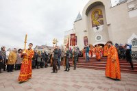 35-В неделю по Пасхе епископ Амфилохий принял участие в торжествах, посвященных преставлению ко Господу преподобного Севастиана Карагандинского