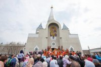 40-В неделю по Пасхе епископ Амфилохий принял участие в торжествах, посвященных преставлению ко Господу преподобного Севастиана Карагандинского
