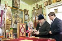 43-В неделю по Пасхе епископ Амфилохий принял участие в торжествах, посвященных преставлению ко Господу преподобного Севастиана Карагандинского