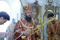 11-Архипастырский визит в город Семипалатинск. Божественная литургия в Знаменско-Абалацком Петропавловском женском монастыре