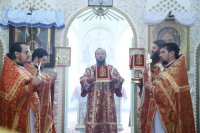 13-Архипастырский визит в город Семипалатинск. Божественная литургия в Знаменско-Абалацком Петропавловском женском монастыре