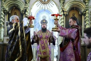 Служение епископа Амфилохия в пятницу 4-й седмицы Великого поста
